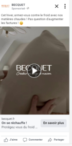 Publicité de rappel Bequet